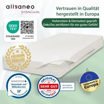 allsaneo premium Encasing Matratzenbezug 140x200x16 cm